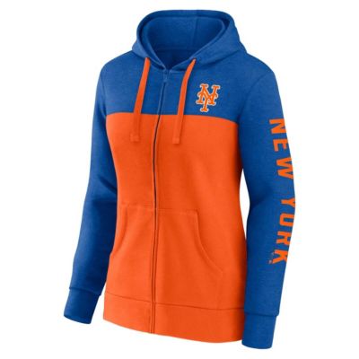 MLB Fanatics New York Mets City Ties Hoodie Full-Zip Sweatshirt