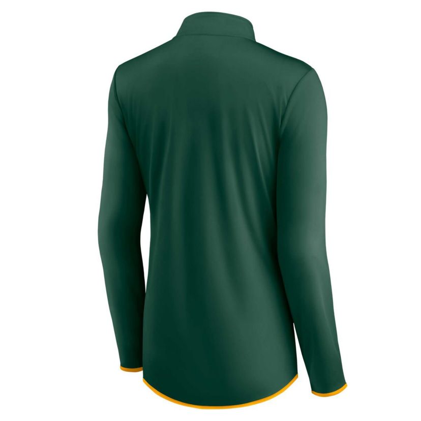 Oakland Athletics MLB Fanatics Athletics Corner Quarter-Zip Top