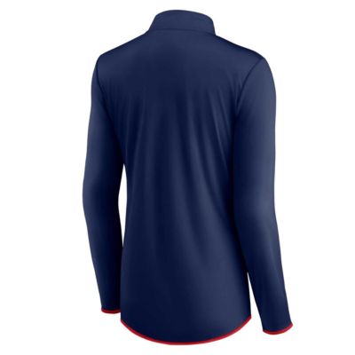 Boston Red Sox MLB Fanatics Corner Quarter-Zip Top