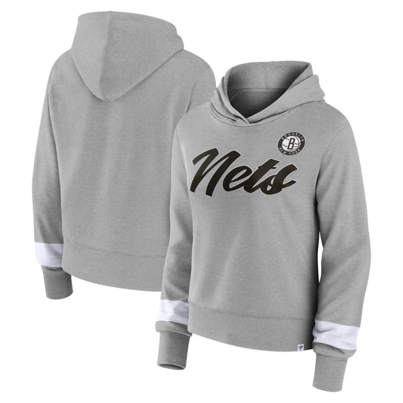 NBA Fanatics Brooklyn Nets Halftime Pullover Hoodie