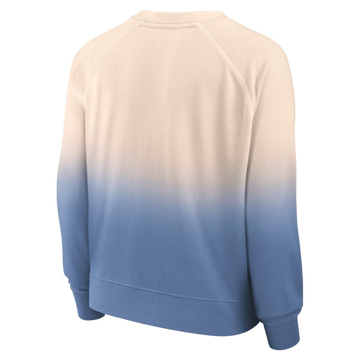 NBA Fanatics Tan/Royal Philadelphia 76ers Lounge Arch Raglan Pullover Sweatshirt