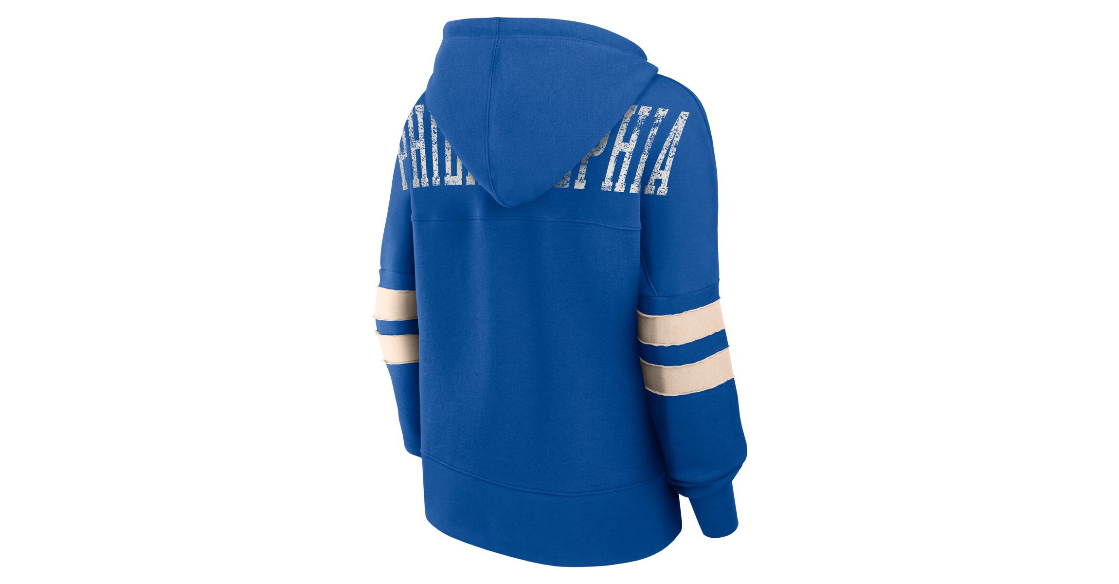 NBA Fanatics Philadelphia 76ers Bold Move Dolman V-Neck High Hip Hoodie