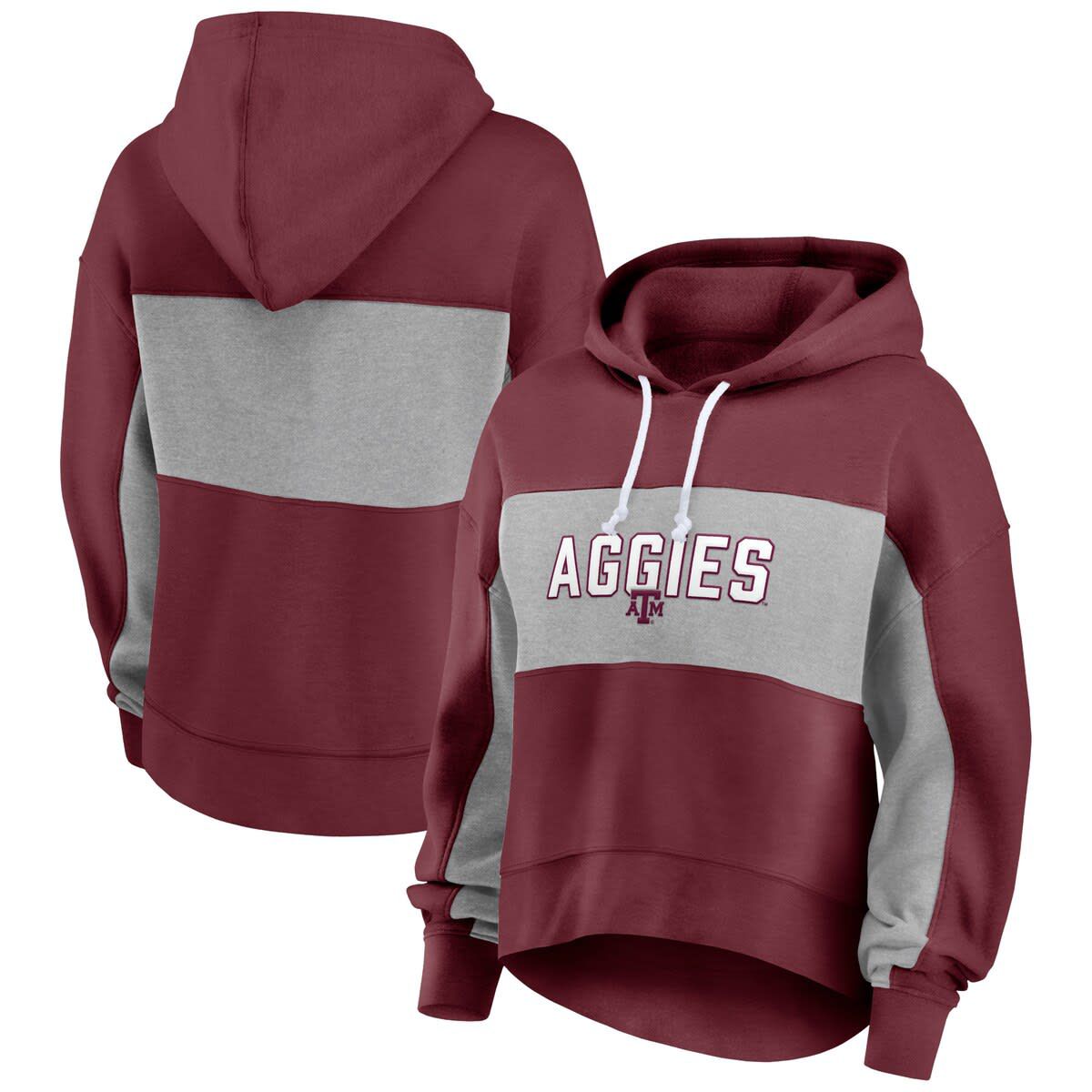 NCAA Fanatics Texas A&M Aggies Filled Stat Sheet Pullover Hoodie