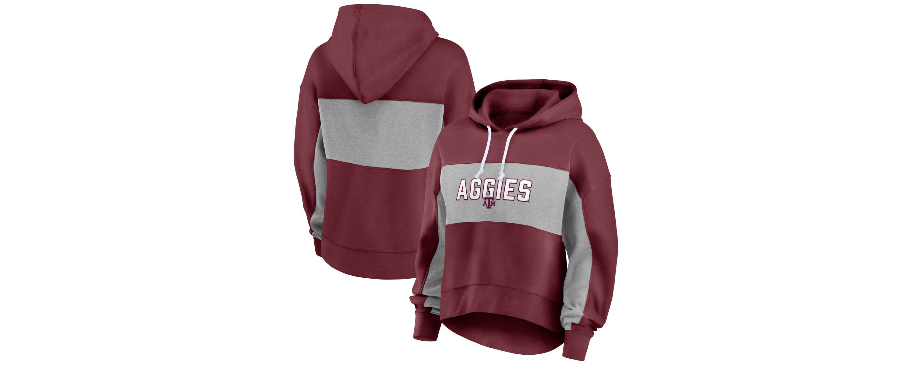 NCAA Fanatics Texas A&M Aggies Filled Stat Sheet Pullover Hoodie