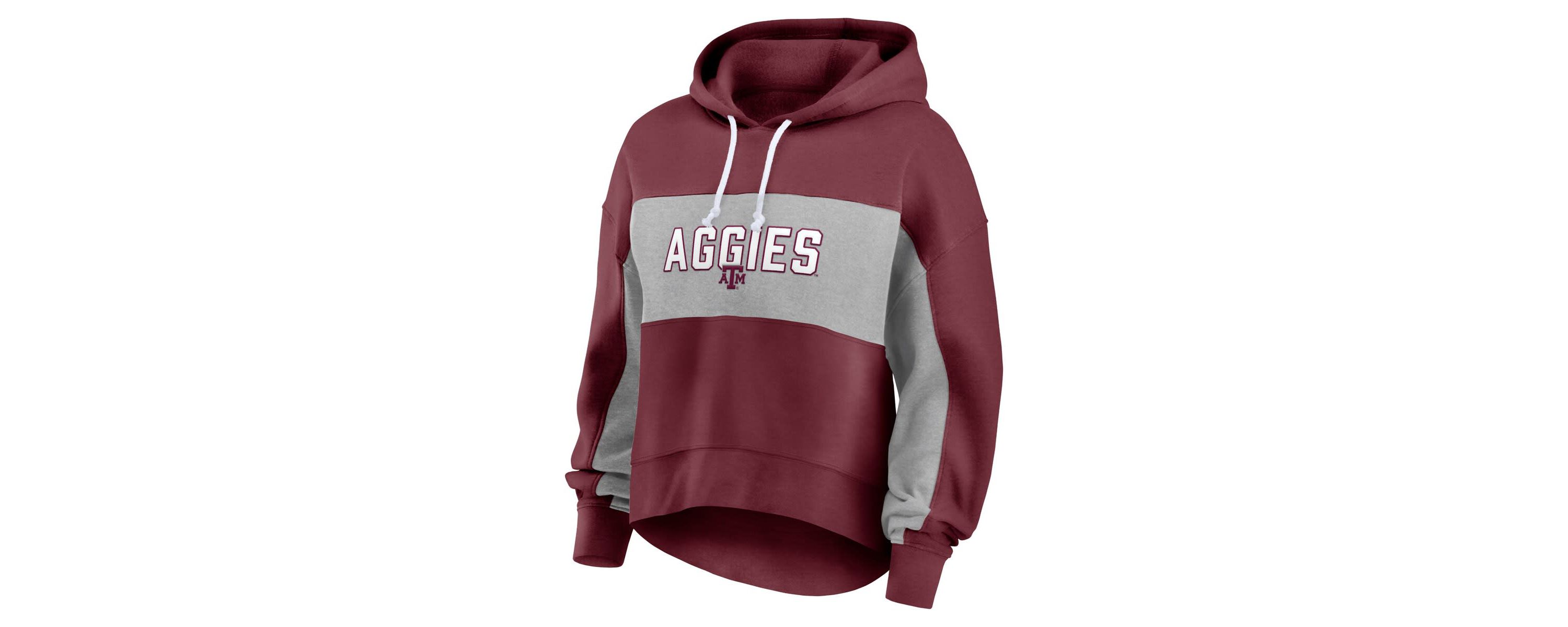NCAA Fanatics Texas A&M Aggies Filled Stat Sheet Pullover Hoodie