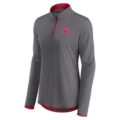 NCAA Fanatics Oklahoma Sooners Corner Quarter-Zip Top