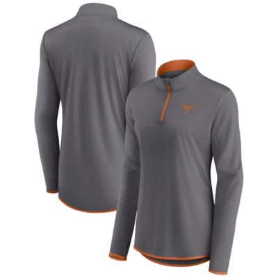 NCAA Fanatics Texas Longhorns Corner Quarter-Zip Top