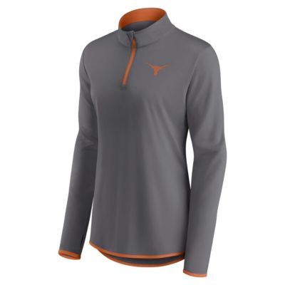 NCAA Fanatics Texas Longhorns Corner Quarter-Zip Top