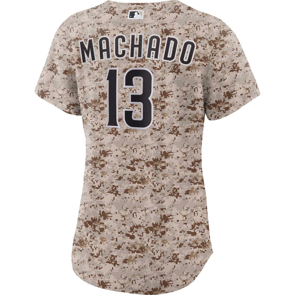 MLB Nike Manny Machado San Diego Padres USMC Alternate Replica Player Jersey