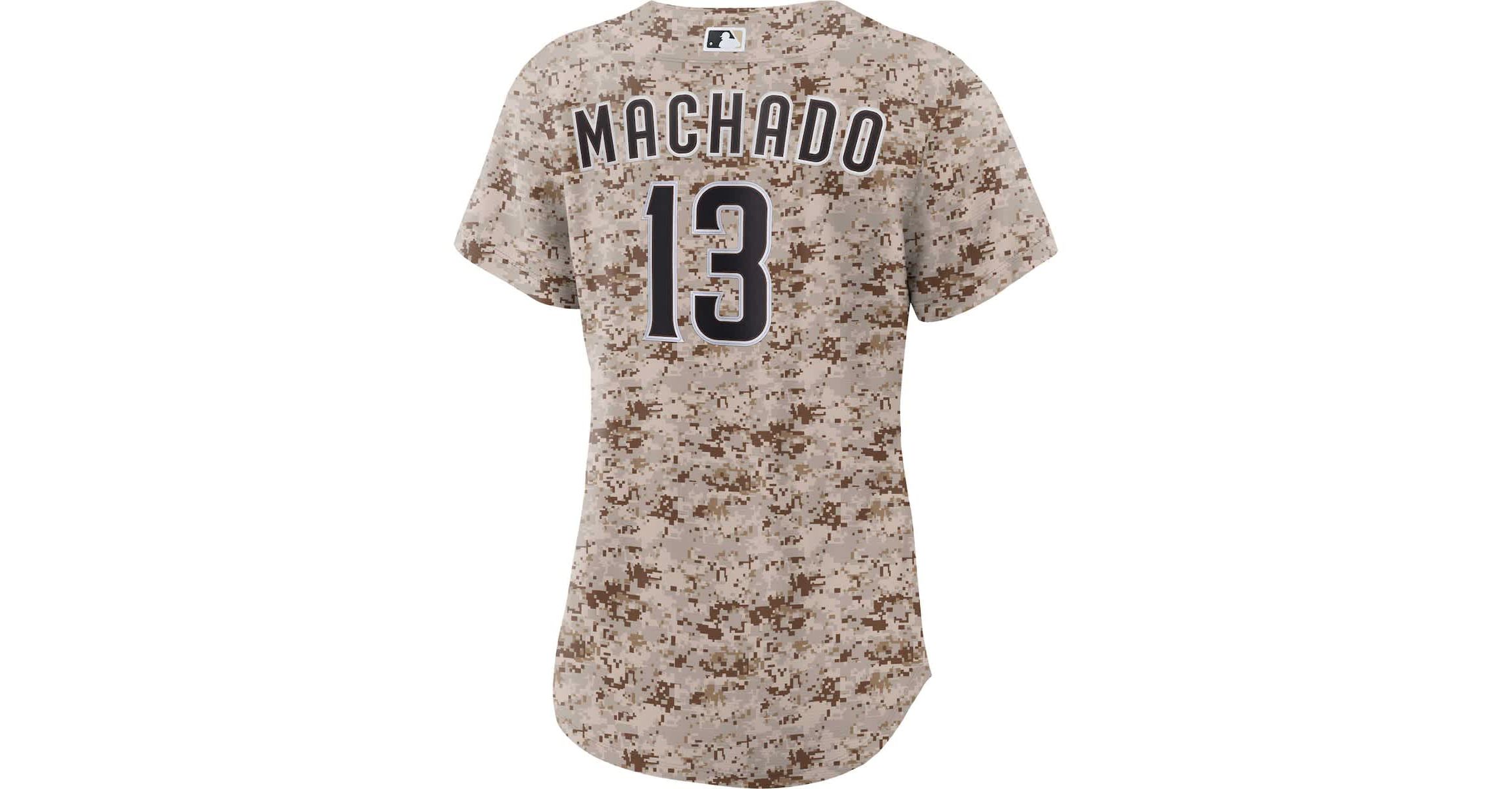 MLB Nike Manny Machado San Diego Padres USMC Alternate Replica Player Jersey