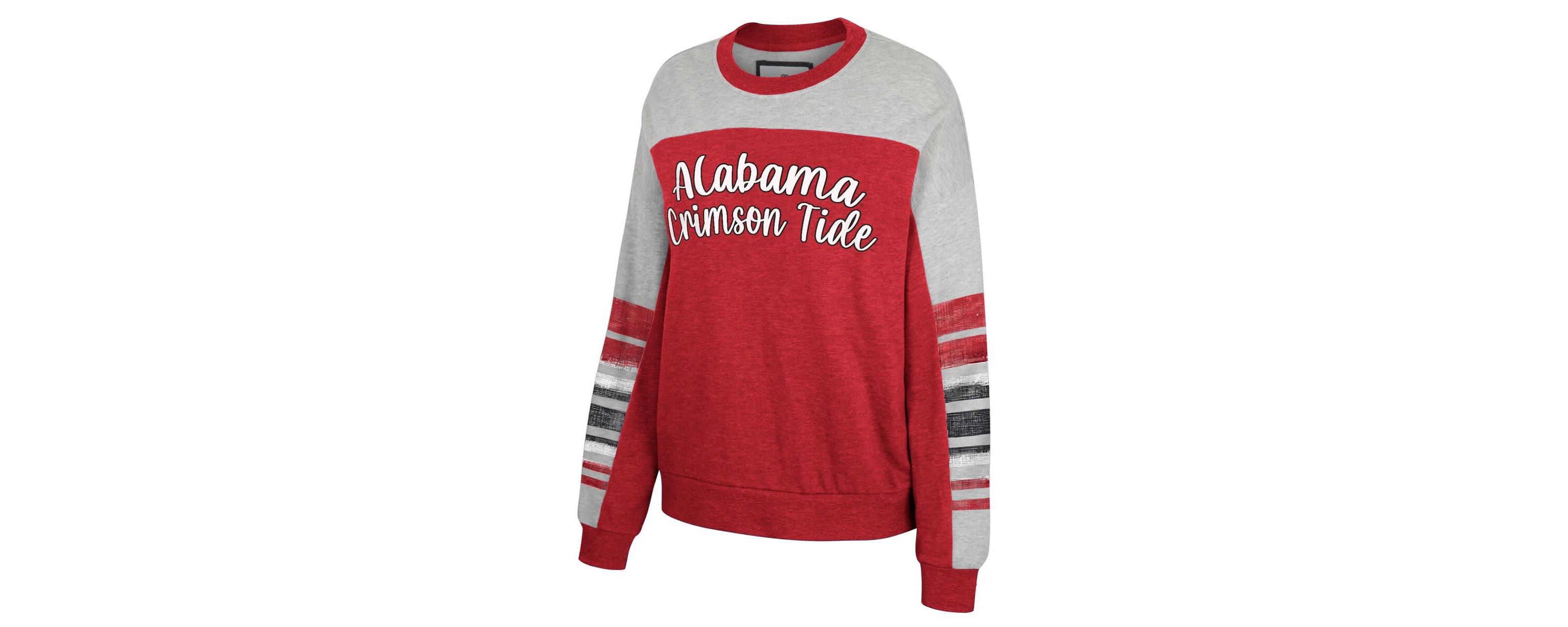 Alabama Crimson Tide NCAA Alabama Tide Baby Talk Pullover Sweatshirt
