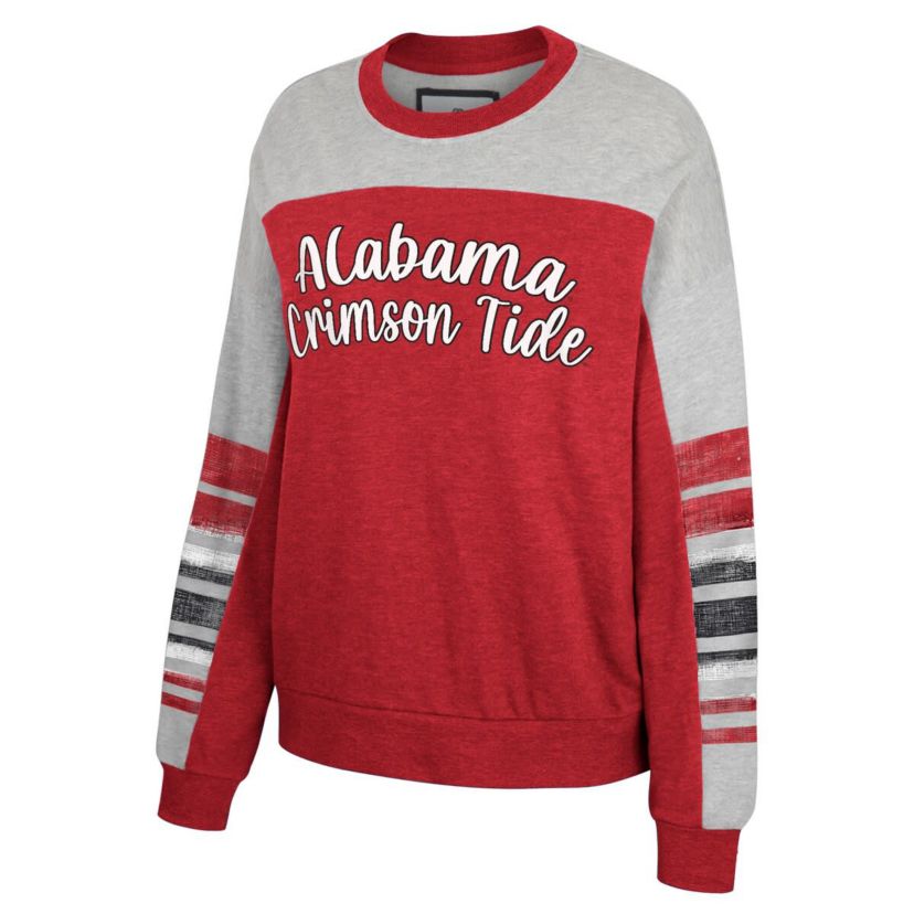 Alabama Crimson Tide NCAA Alabama Tide Baby Talk Pullover Sweatshirt