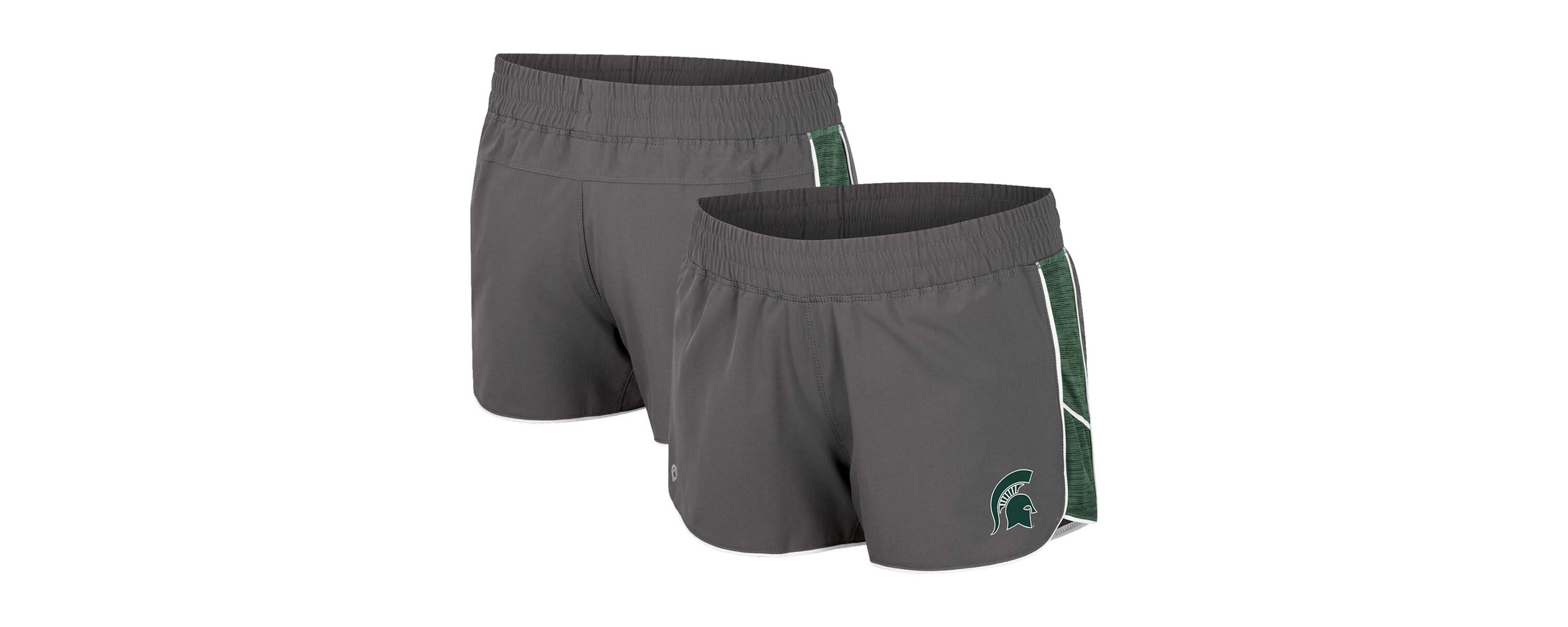 NCAA Michigan State Spartans Pull The Switch Running Shorts