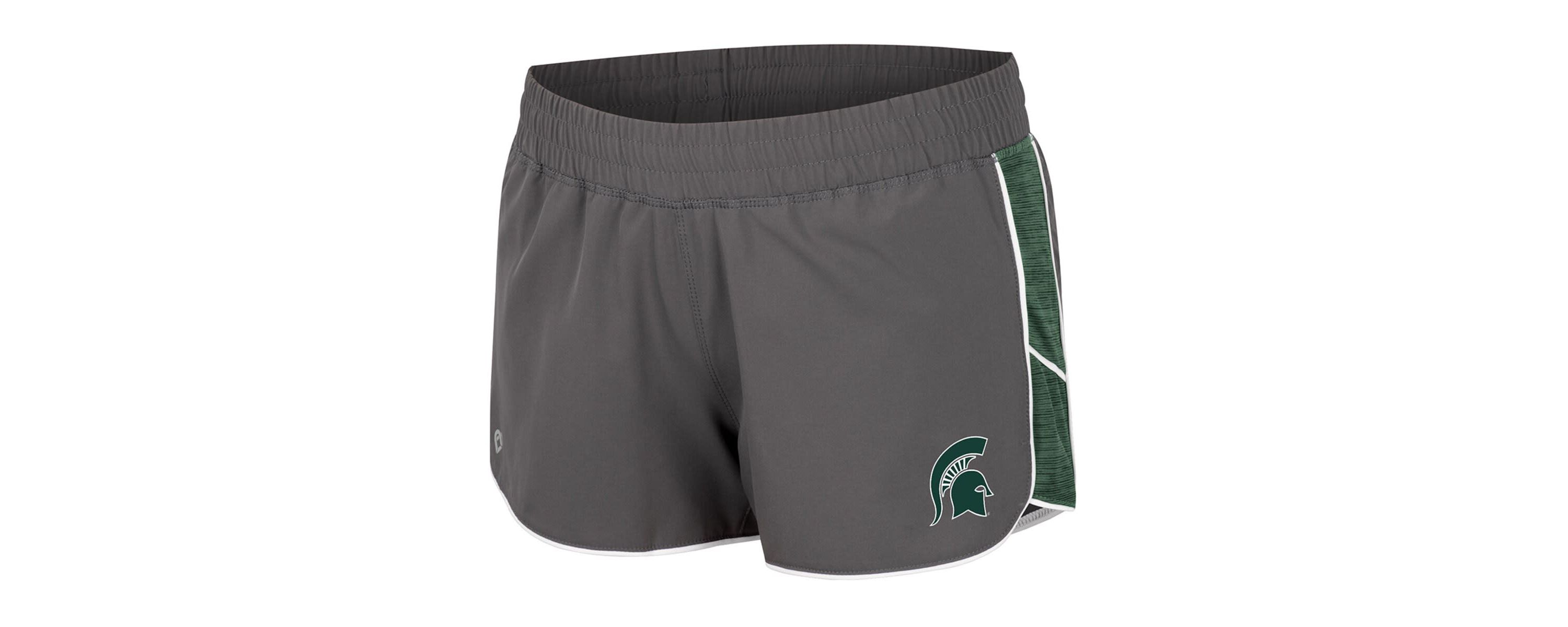 NCAA Michigan State Spartans Pull The Switch Running Shorts