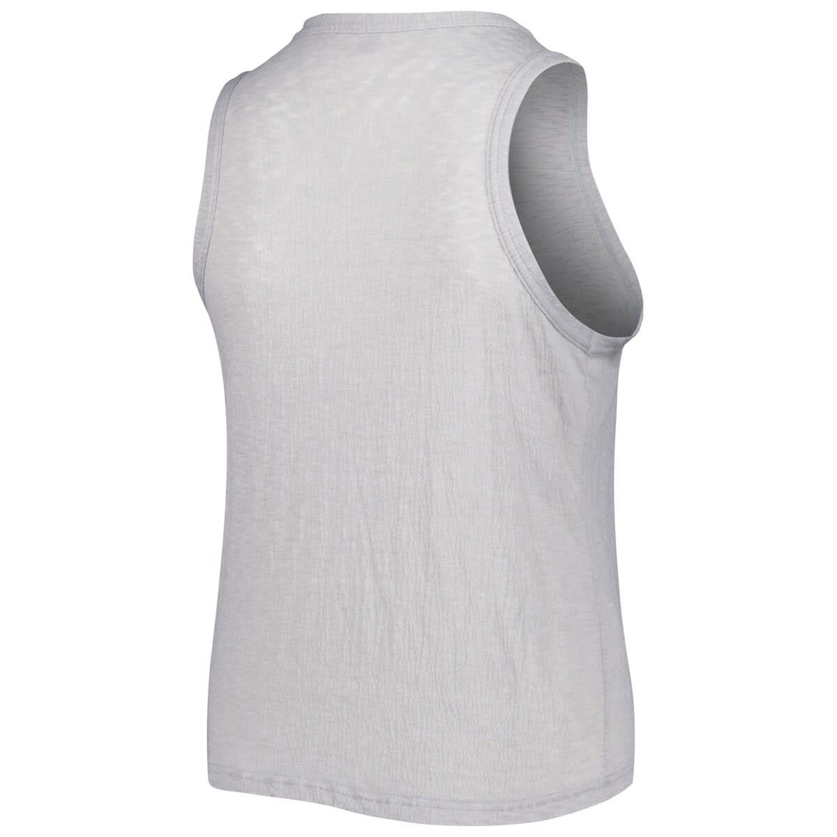 MLB Colorado Rockies Plus Size High Neck Tri-Blend Tank Top