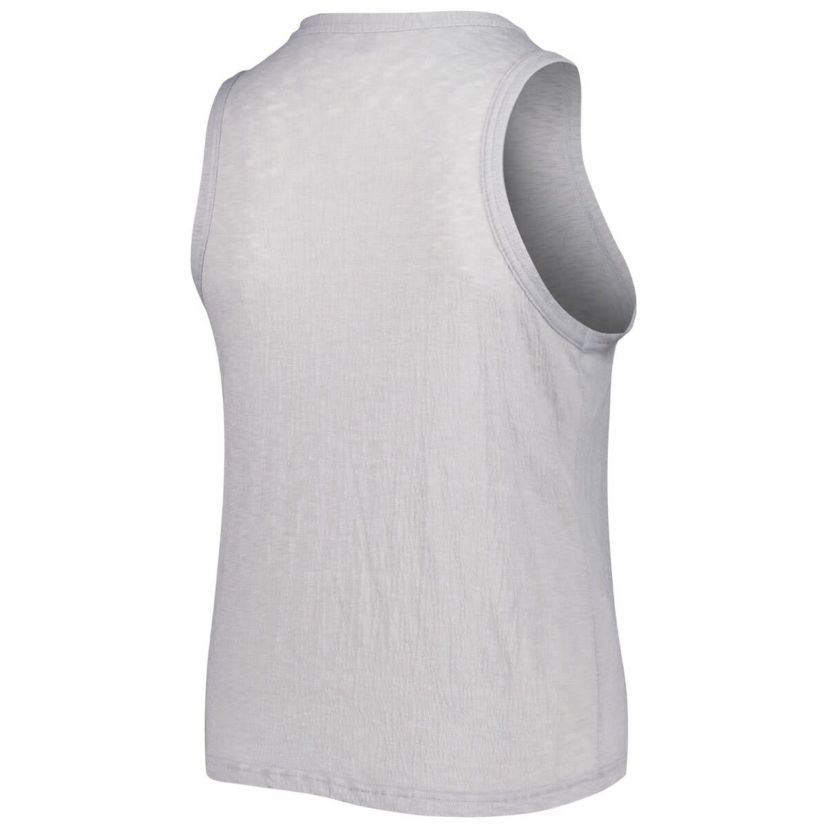 MLB Colorado Rockies Plus Size High Neck Tri-Blend Tank Top