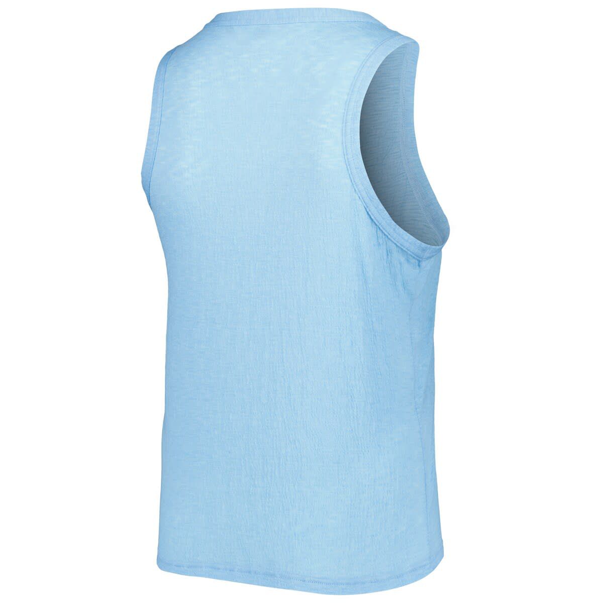 MLB Los Angeles Dodgers Plus Size High Neck Tri-Blend Tank Top