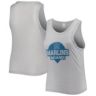 MLB Miami Marlins Plus Size High Neck Tri-Blend Tank Top