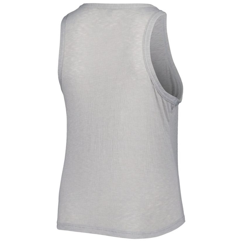 MLB Miami Marlins Plus Size High Neck Tri-Blend Tank Top