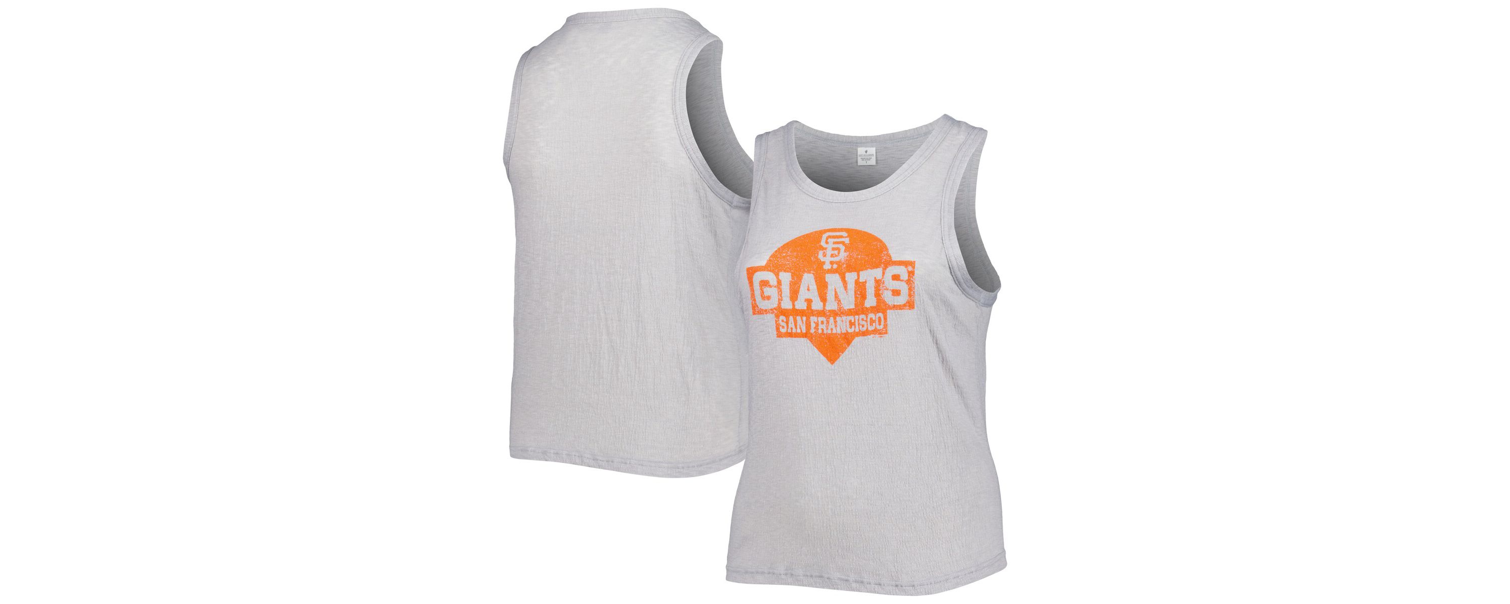 MLB San Francisco Giants Plus Size High Neck Tri-Blend Tank Top