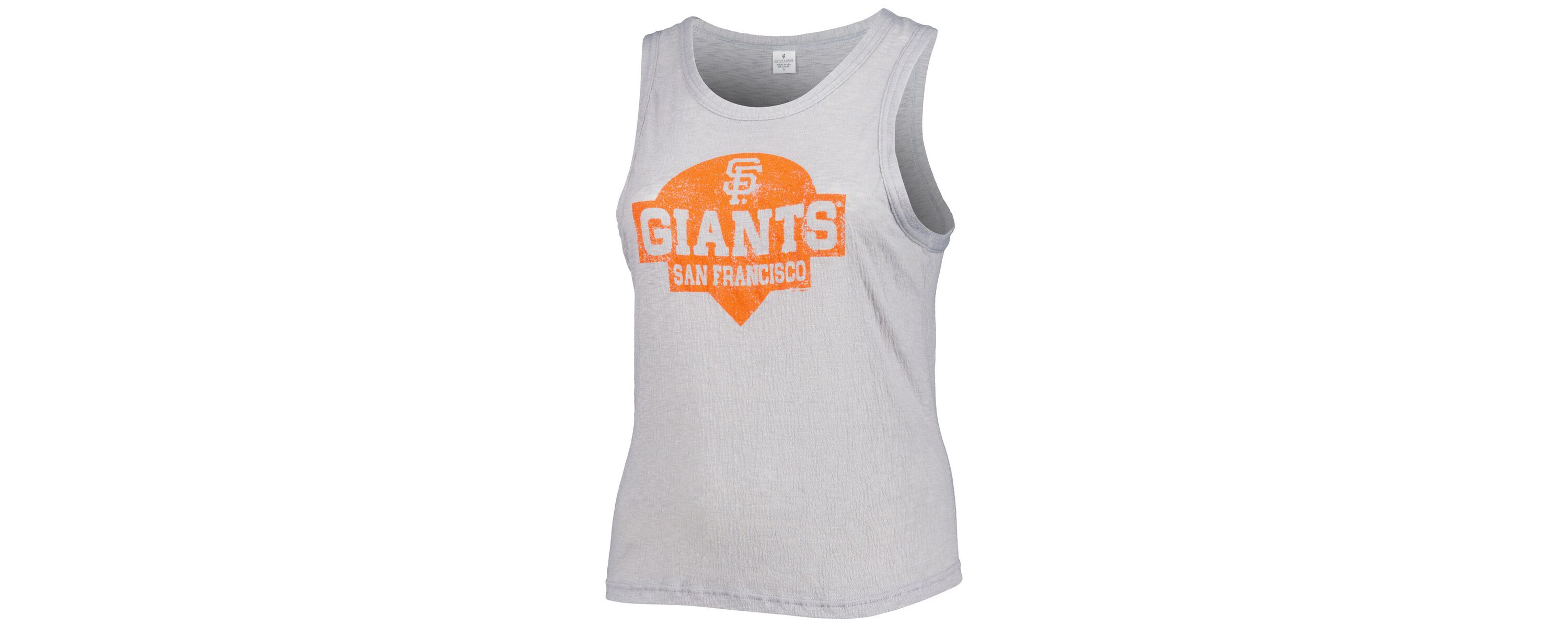 MLB San Francisco Giants Plus Size High Neck Tri-Blend Tank Top