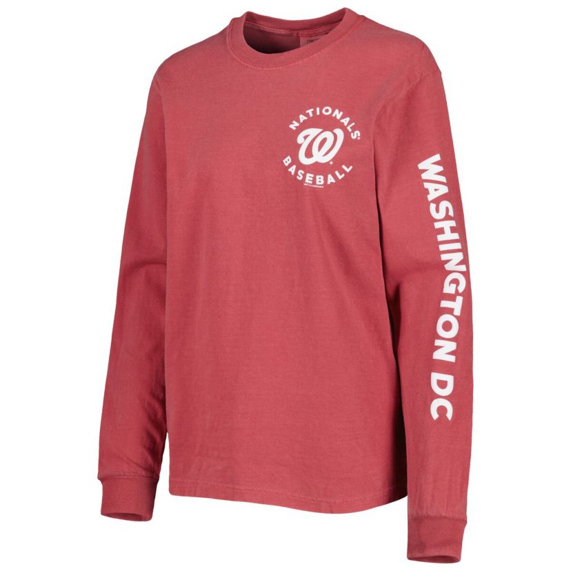 MLB Washington Nationals Team Pigment Dye Long Sleeve T-Shirt