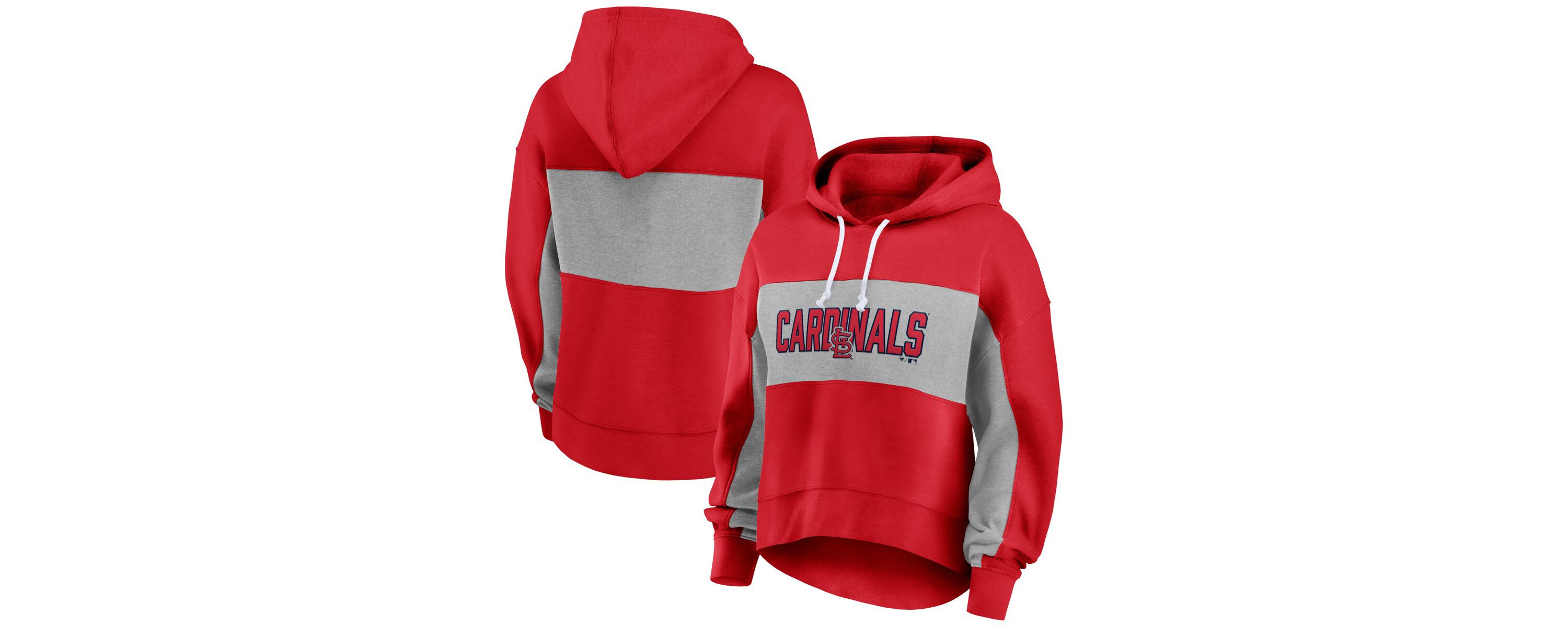 MLB Fanatics St. Louis Cardinals Filled Stat Sheet Pullover Hoodie