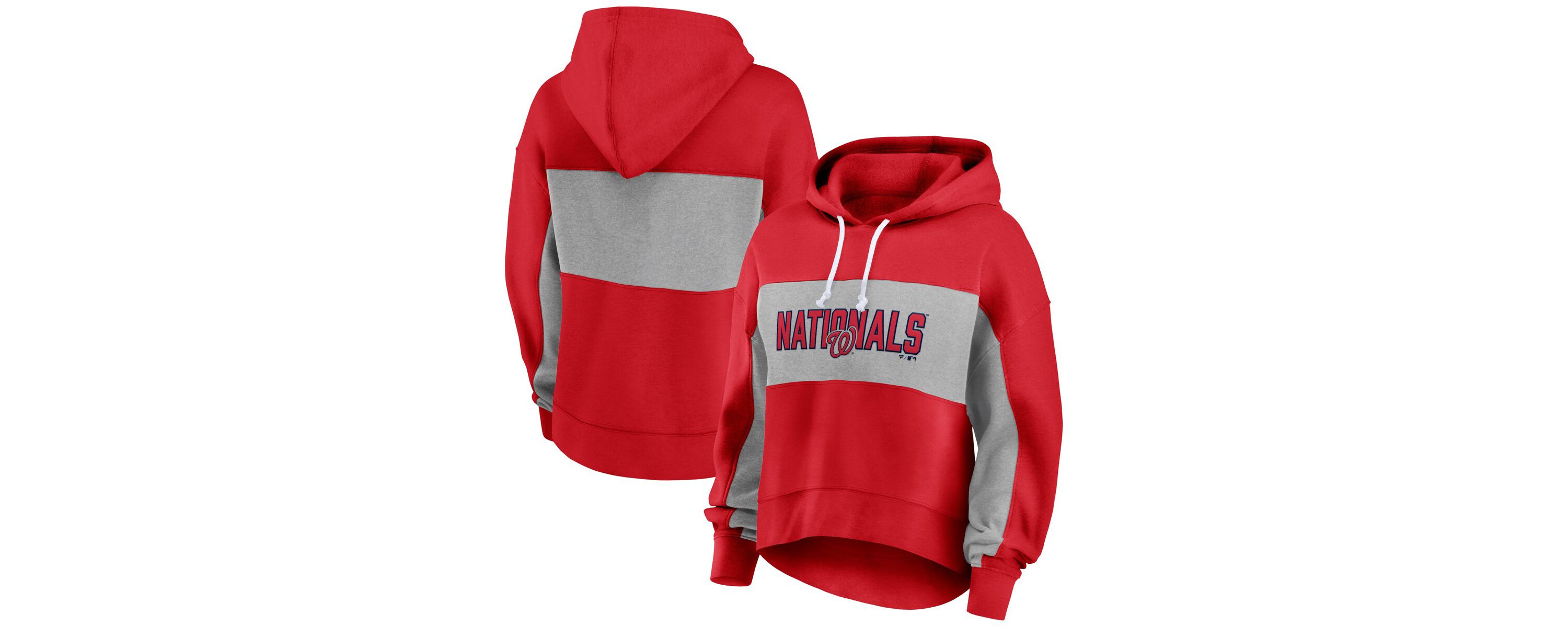 MLB Fanatics Washington Nationals Filled Stat Sheet Pullover Hoodie