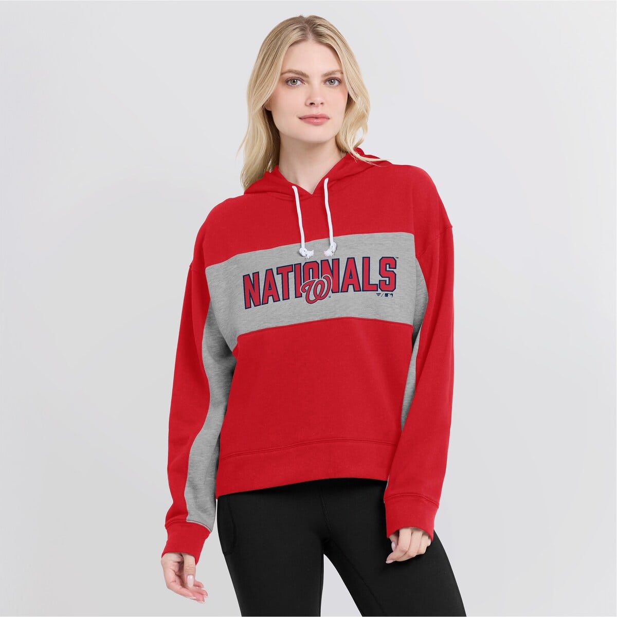 MLB Fanatics Washington Nationals Filled Stat Sheet Pullover Hoodie