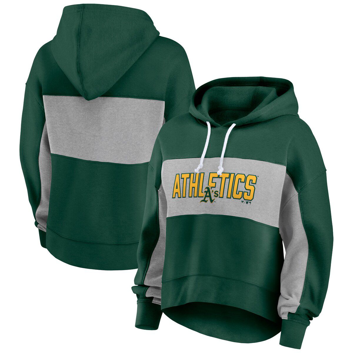 Oakland Athletics MLB Fanatics Athletics Filled Stat Sheet Pullover Hoodie