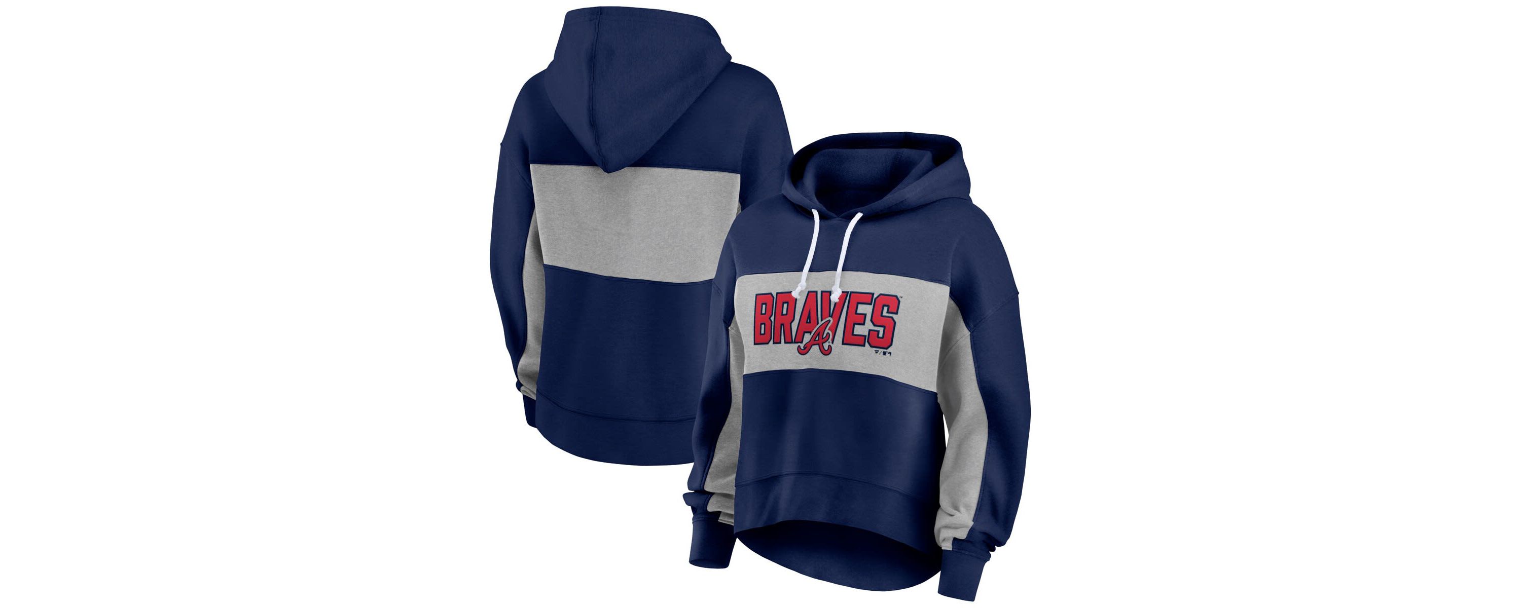 MLB Fanatics Atlanta Braves Filled Stat Sheet Pullover Hoodie