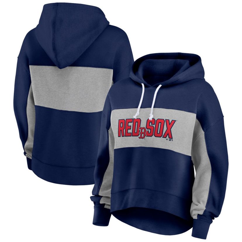 Boston Red Sox MLB Fanatics Boston Sox Filled Stat Sheet Pullover Hoodie
