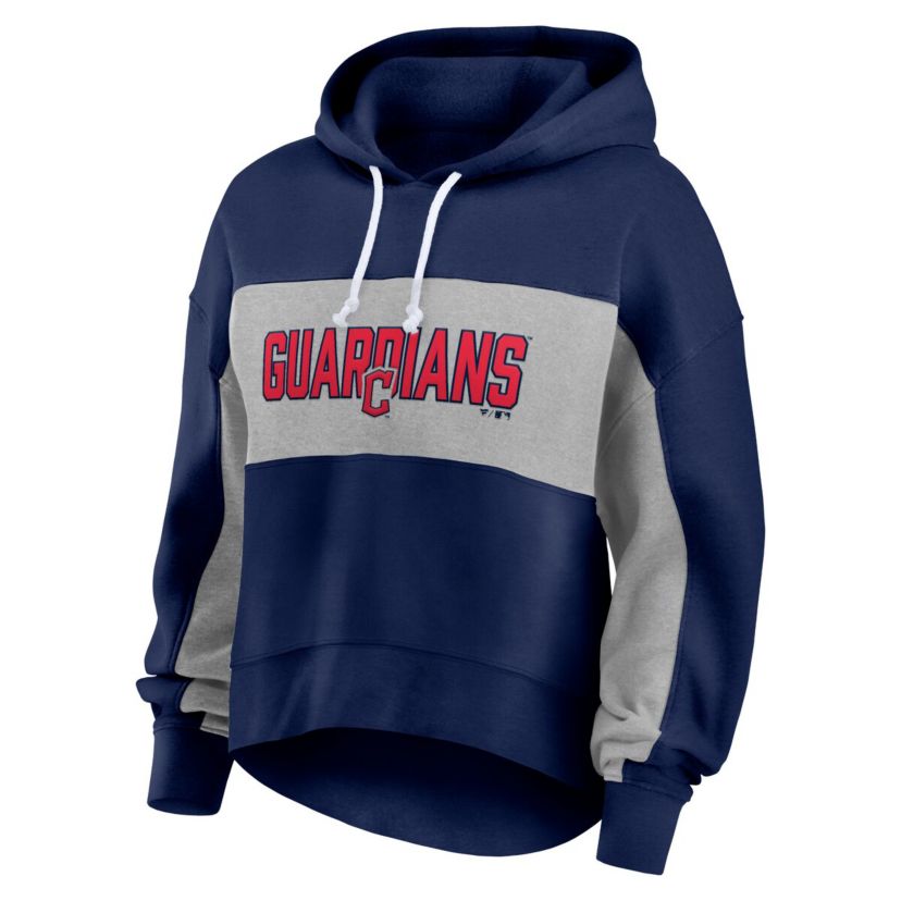MLB Fanatics Cleveland Guardians Filled Stat Sheet Pullover Hoodie