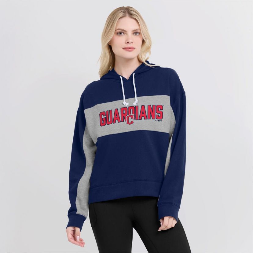 MLB Fanatics Cleveland Guardians Filled Stat Sheet Pullover Hoodie