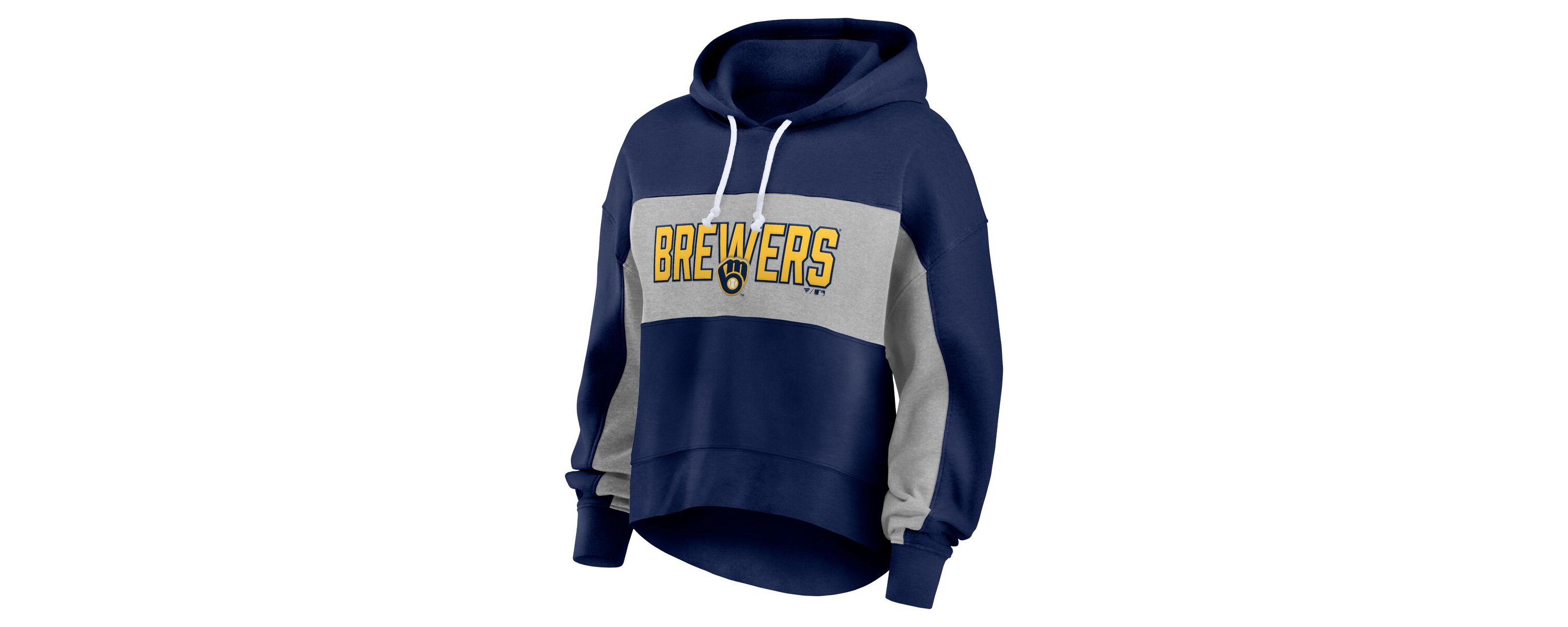 MLB Fanatics Milwaukee Brewers Filled Stat Sheet Pullover Hoodie