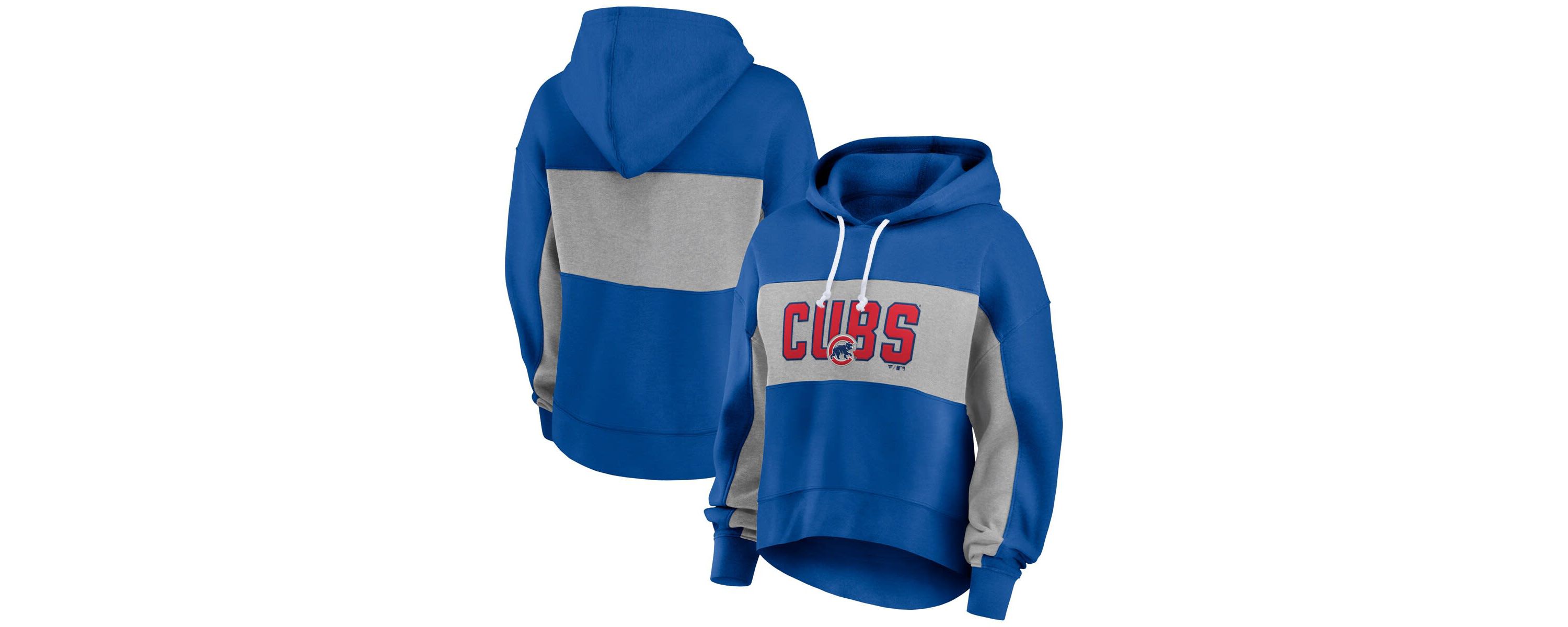 MLB Fanatics Chicago Cubs Filled Stat Sheet Pullover Hoodie