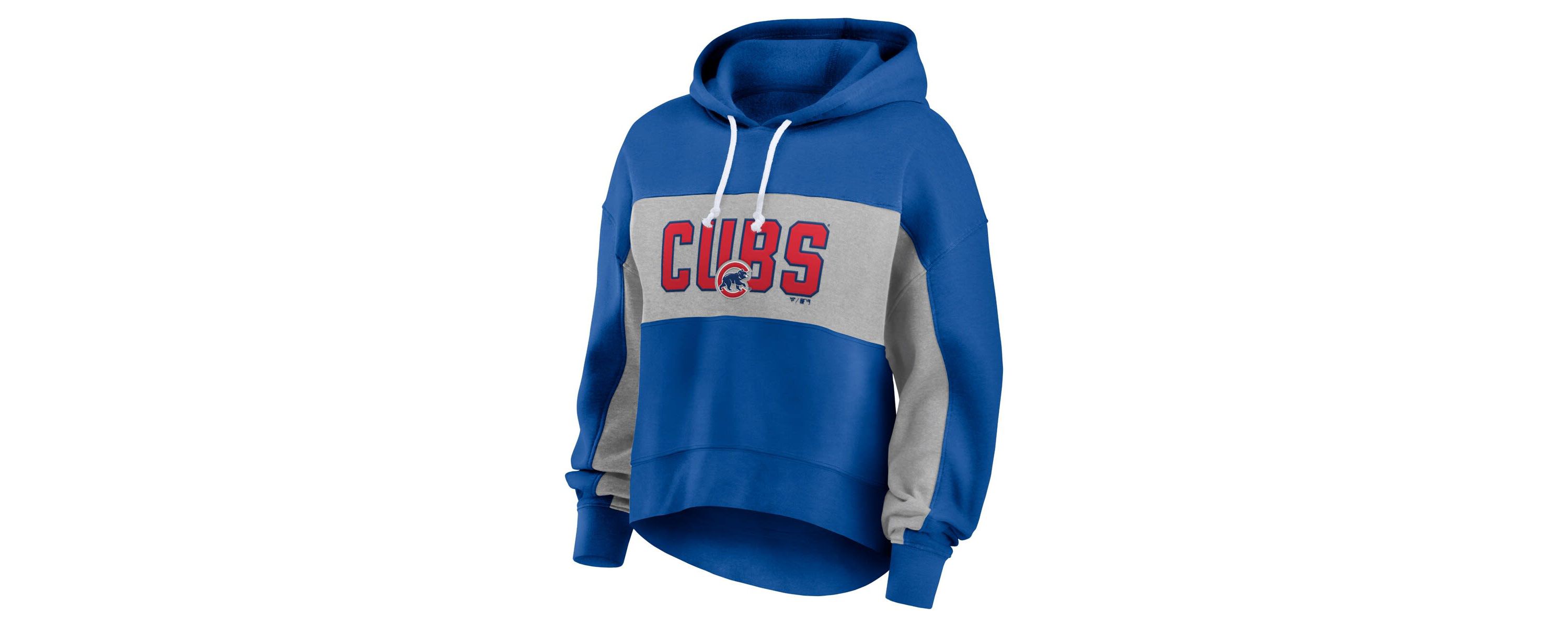 MLB Fanatics Chicago Cubs Filled Stat Sheet Pullover Hoodie