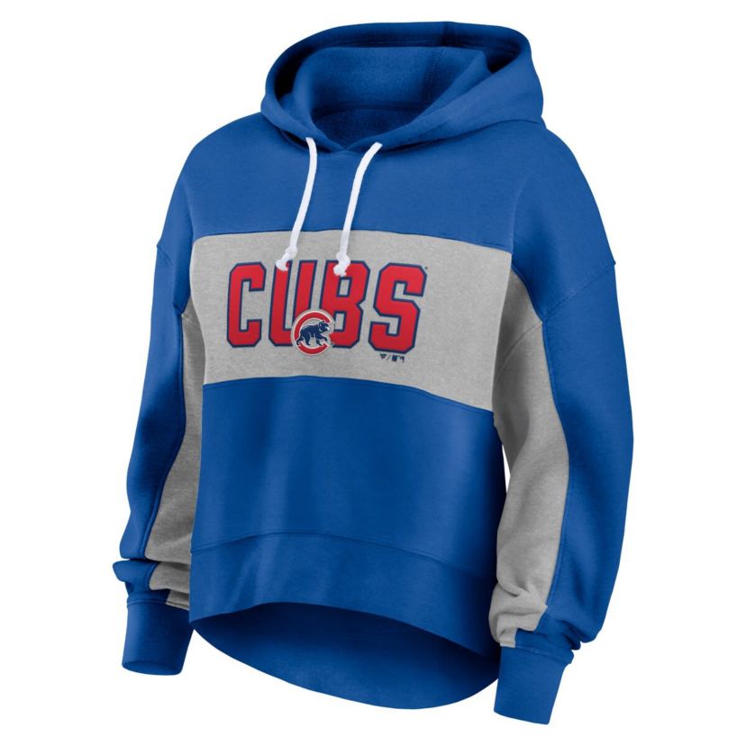 MLB Fanatics Chicago Cubs Filled Stat Sheet Pullover Hoodie