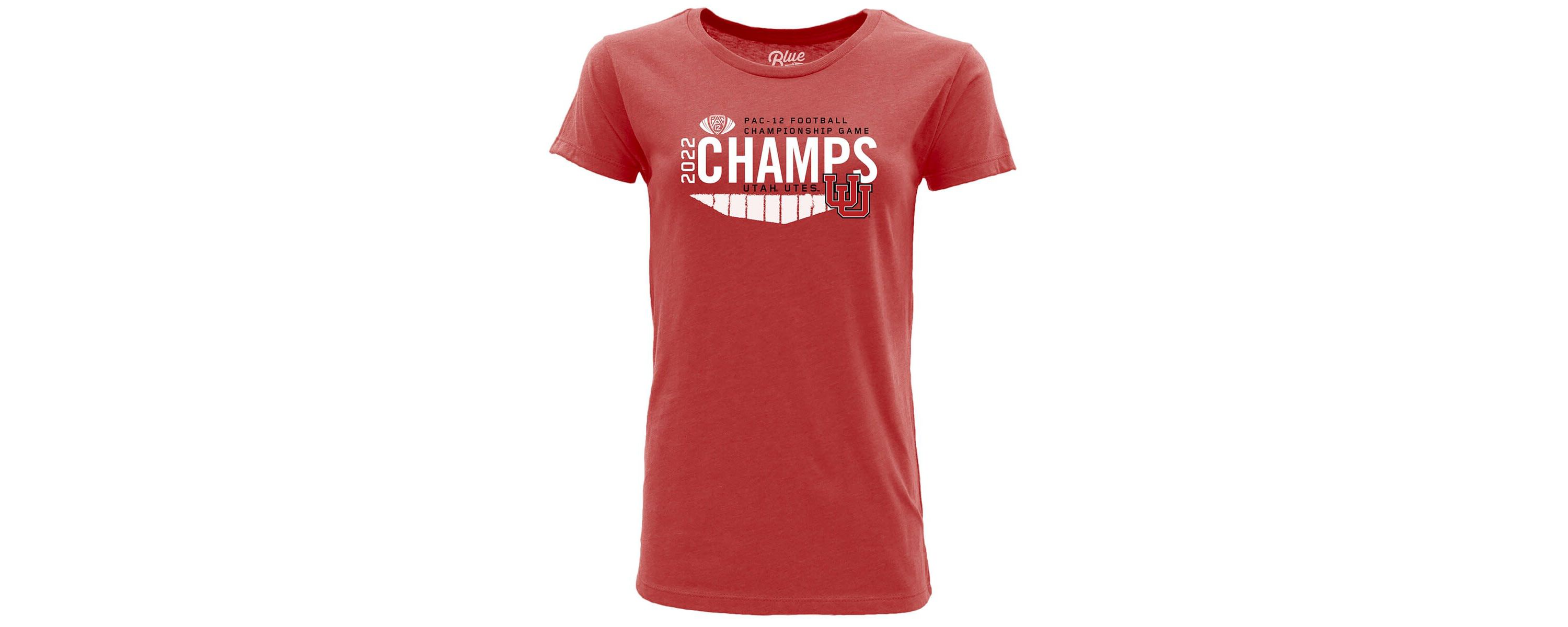 NCAA Utah Utes 2022 PAC-12 Football Conference s Locker Room T-Shirt