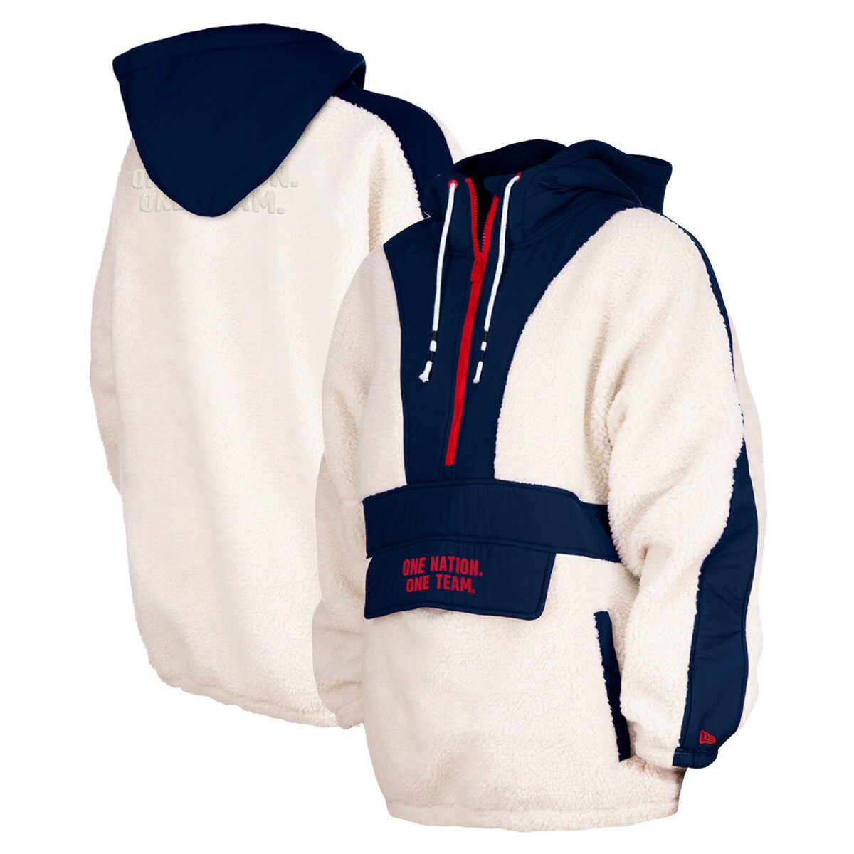 Olympics 5th & Ocean by USWNT Athleisure Sherpa Half-Zip Hoodie