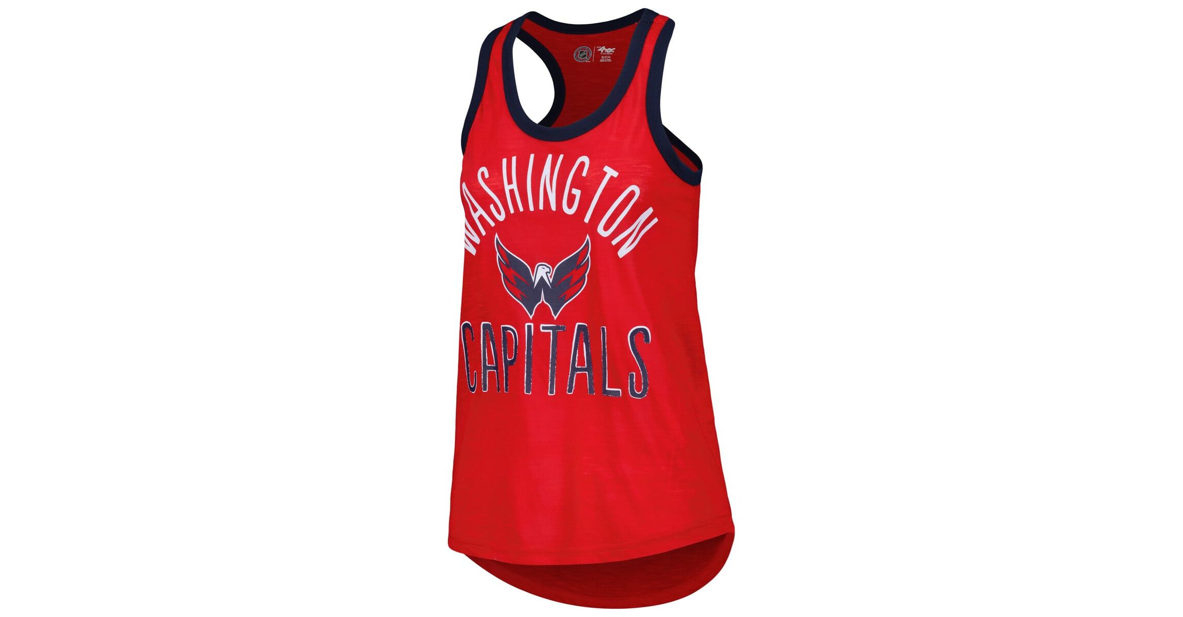 NHL Washington Capitals First Base Racerback Scoop Neck Tank Top