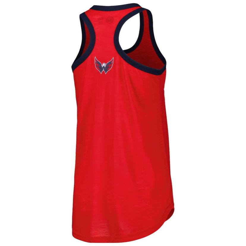 NHL Washington Capitals First Base Racerback Scoop Neck Tank Top