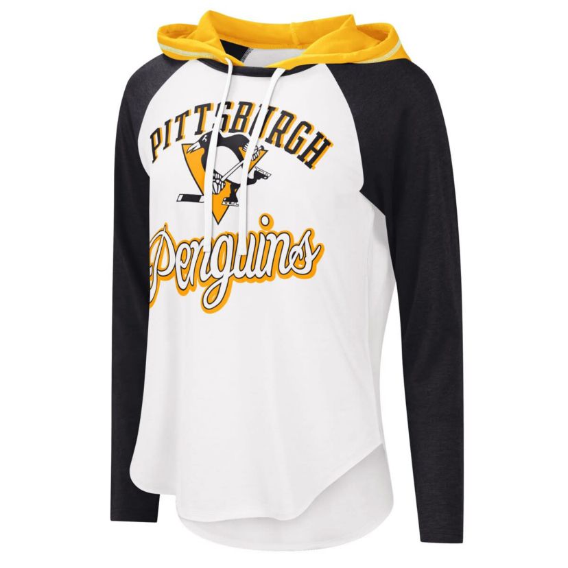 NHL Pittsburgh Penguins MVP Raglan Lightweight Hooded T-Shirt
