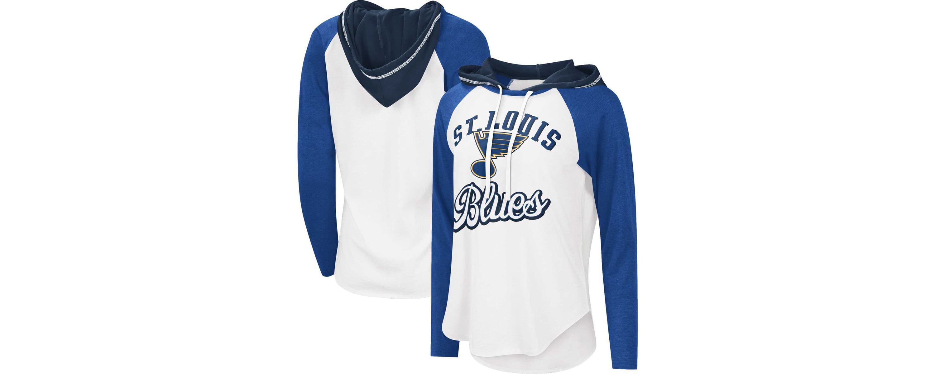 NHL St. Louis Blues MVP Raglan Lightweight Hooded T-Shirt