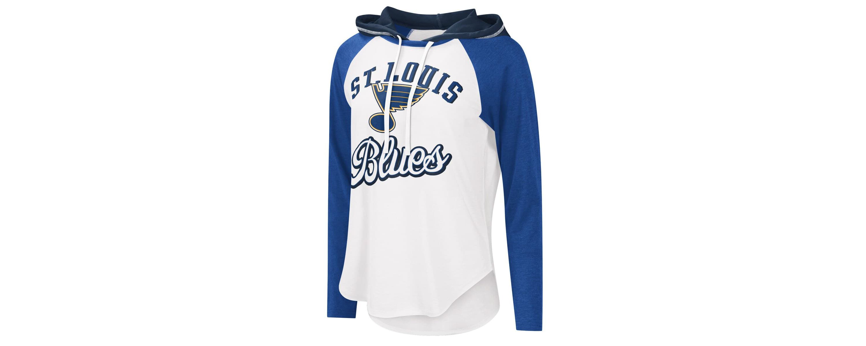 NHL St. Louis Blues MVP Raglan Lightweight Hooded T-Shirt