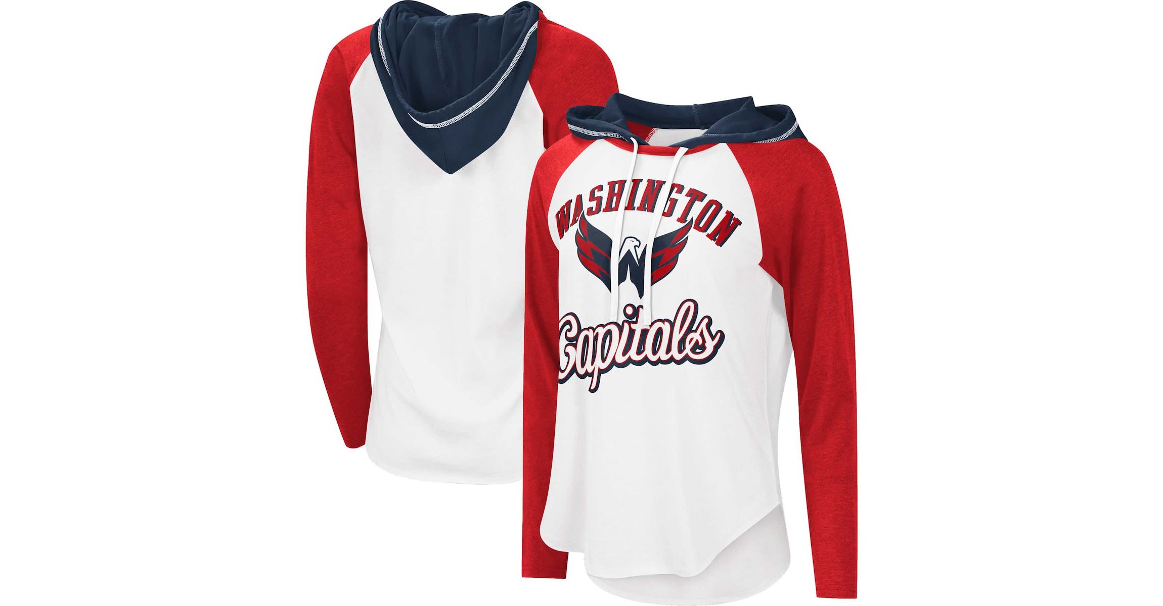 NHL Washington Capitals MVP Raglan Lightweight Hooded T-Shirt