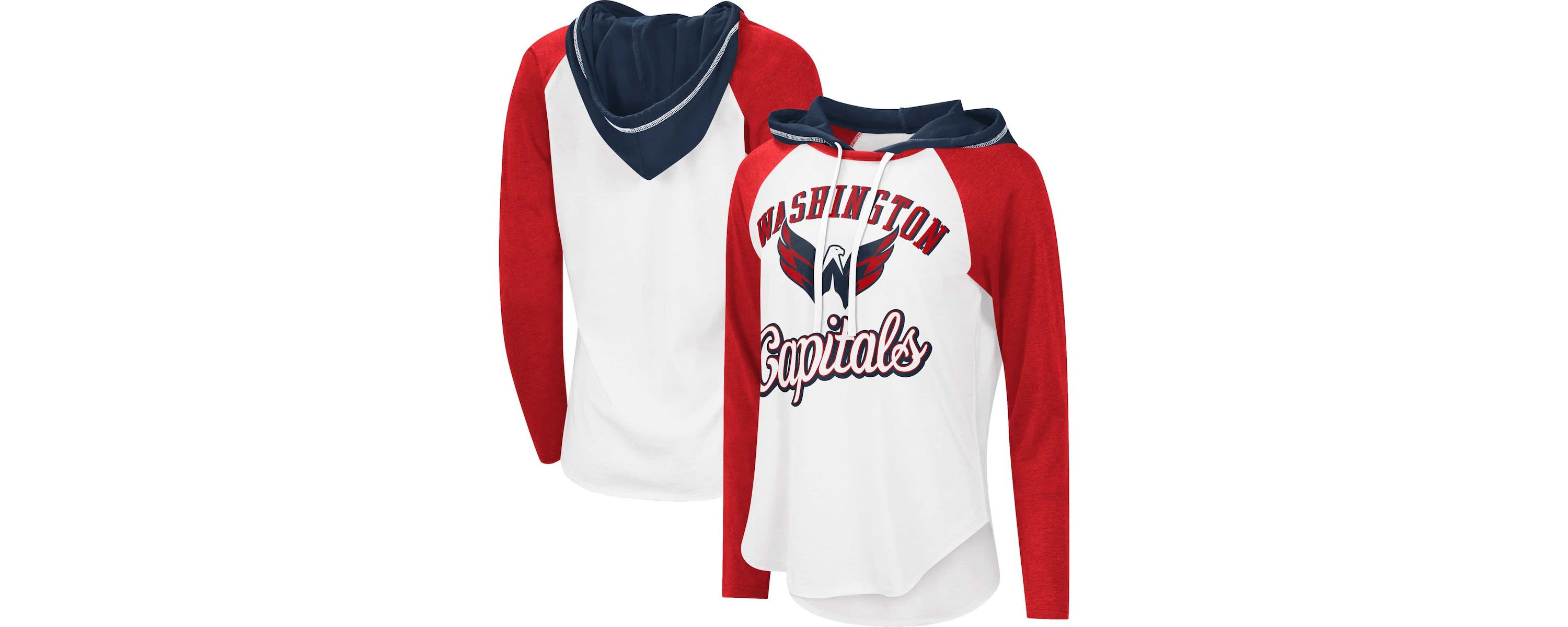 NHL Washington Capitals MVP Raglan Lightweight Hooded T-Shirt