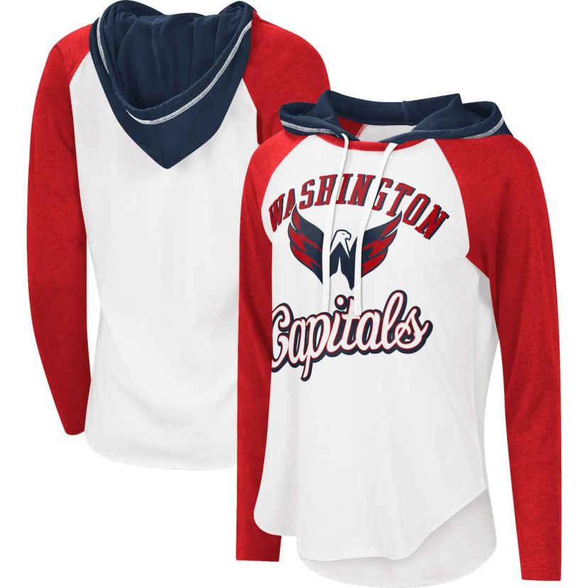 NHL Washington Capitals MVP Raglan Lightweight Hooded T-Shirt