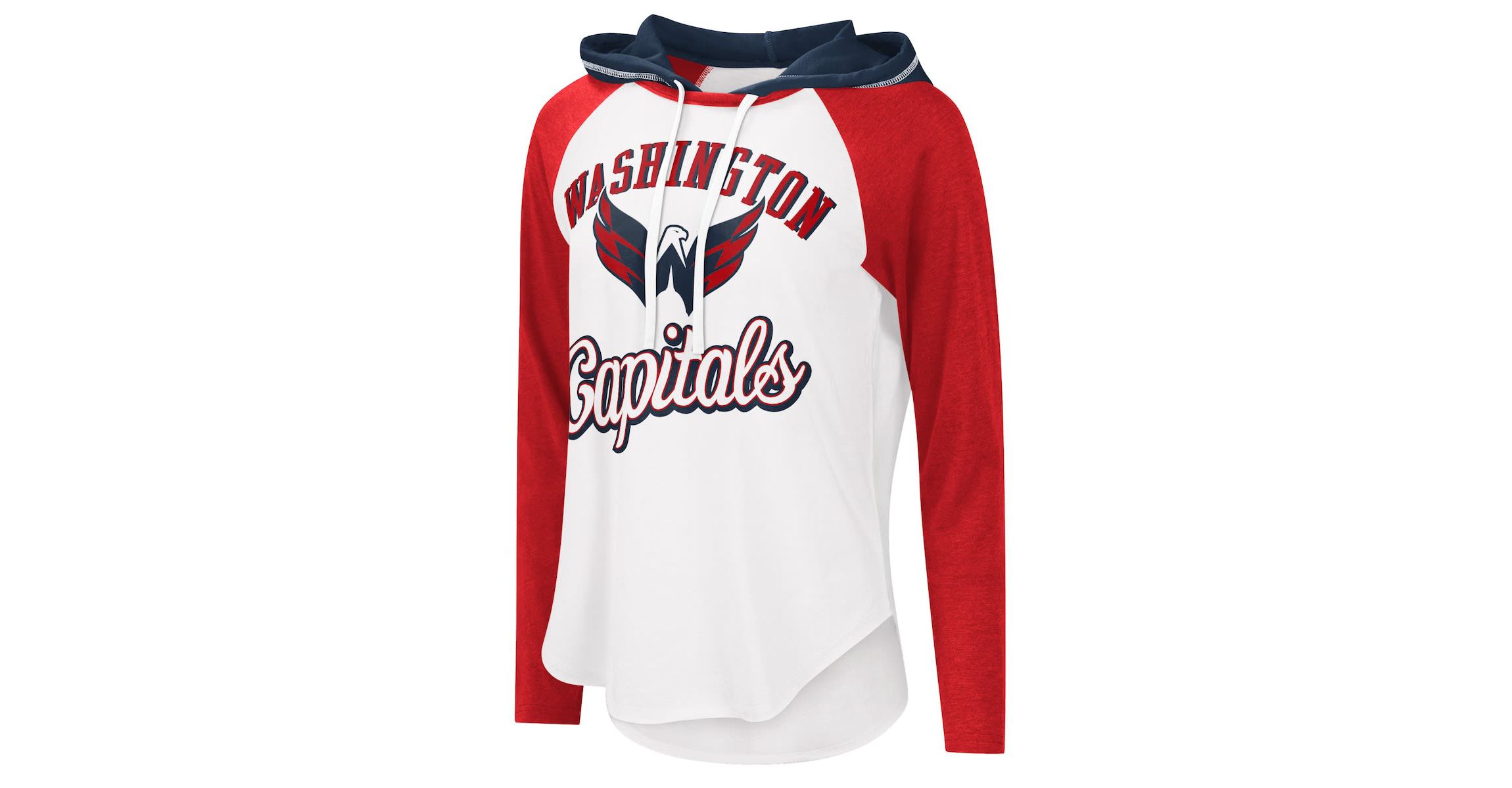 NHL Washington Capitals MVP Raglan Lightweight Hooded T-Shirt
