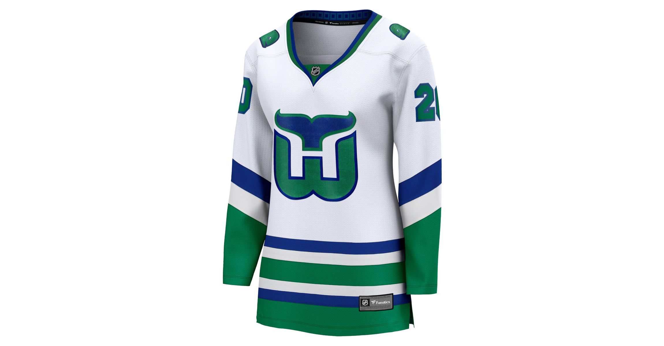 NHL Fanatics Sebastian Aho Carolina Hurricanes Throwback Breakaway Jersey